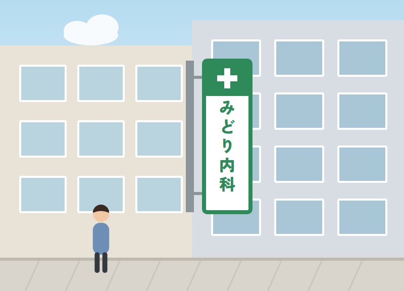 突き出し看板のイメージ